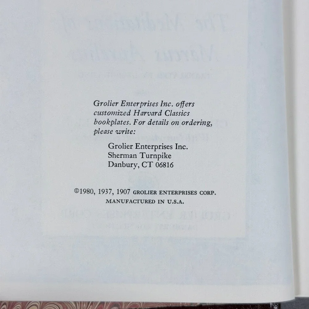 Plato Epictetus Marcus Aurelius Harvard Classics Hardcover 1980 Philosophy